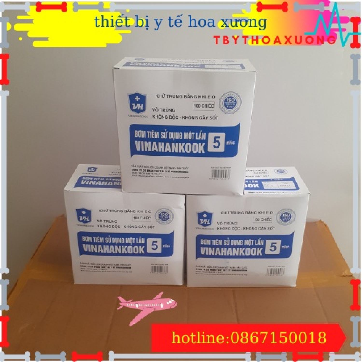 Bơm tiêm Vinahankook 5cc-5ml