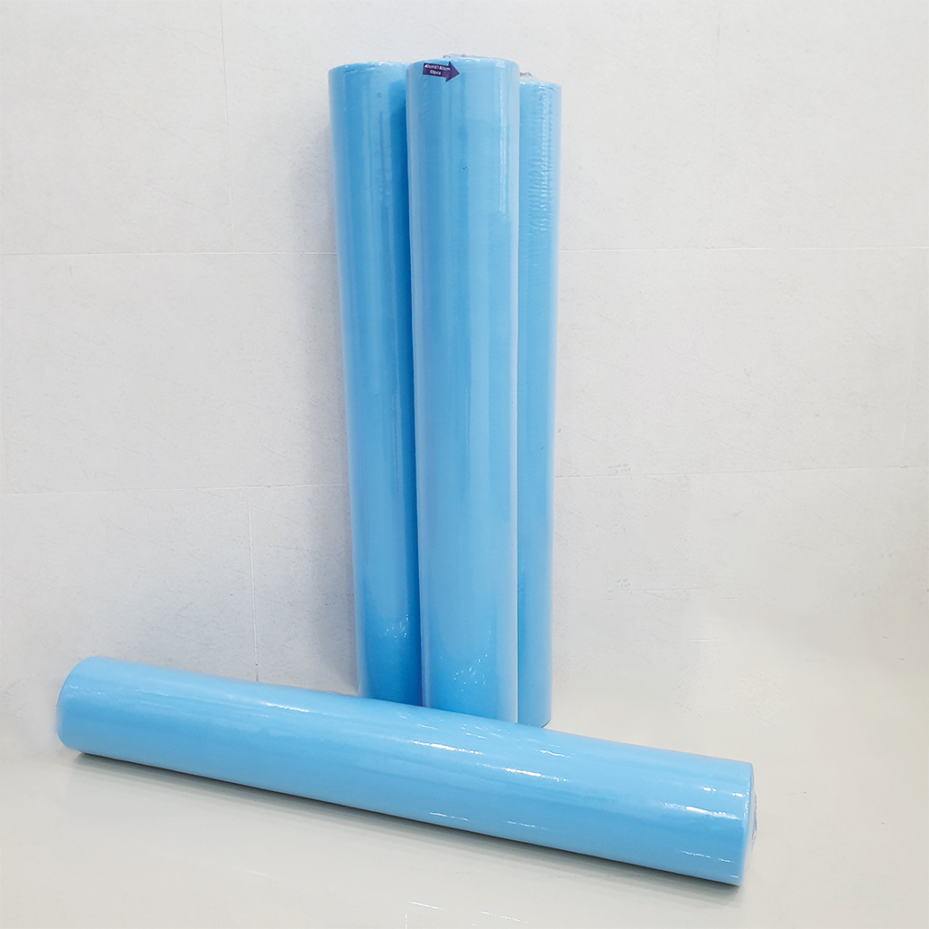 Vải không dệt trải giường phun xăm, Spa Seny ( cuộn 50 tấm miếng lót giường 80x180cm )