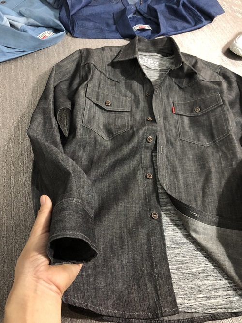 ÁO SƠ MI NAM 2 TÚI VẢI GIA JEAN