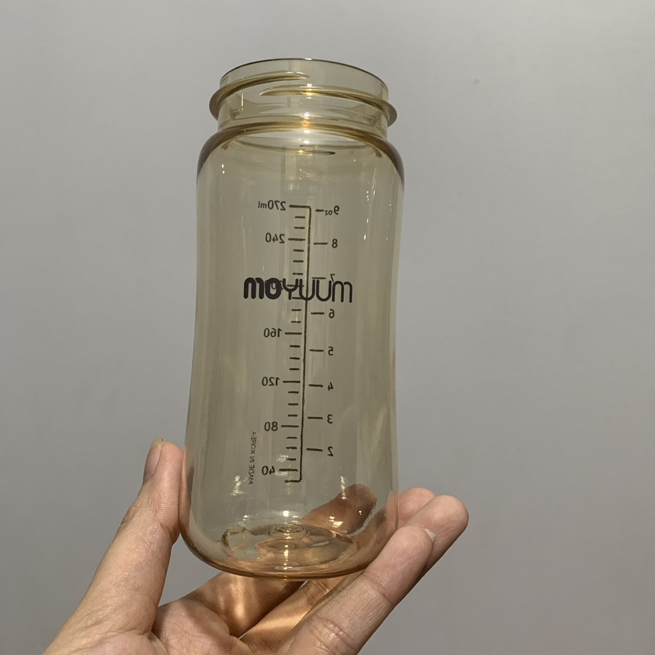 (Chính hãng) Thân bình sữa Grosmimi Moyuum Tovi (Ko hộp)