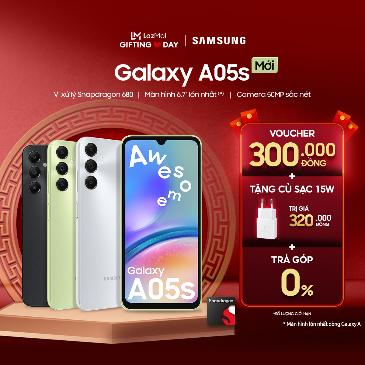 Điện thoại Samsung Galaxy A05s 4GB/128GB