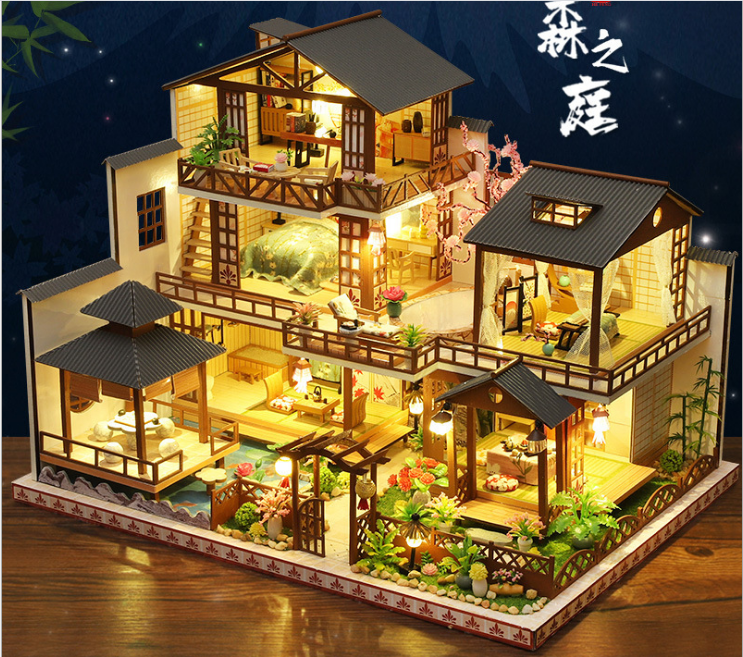 Mô hình nhà gỗ DIY Mori Garden