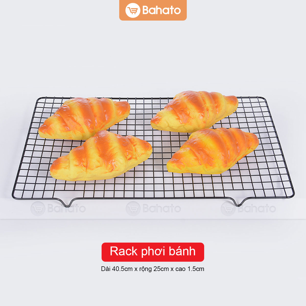 Rack phơi bánh chống dính 1 tầng 40.5 x 25 x 1.5 cm