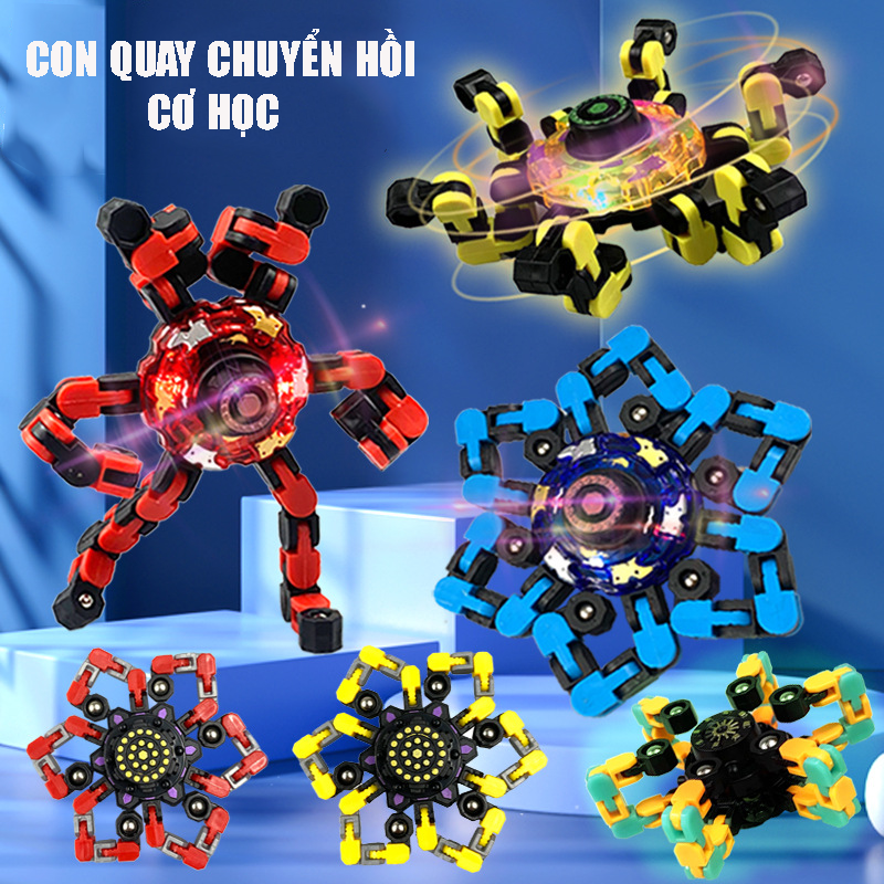 Gyroscope toy spinner robot Transfiguration smart for baby fidget spinner