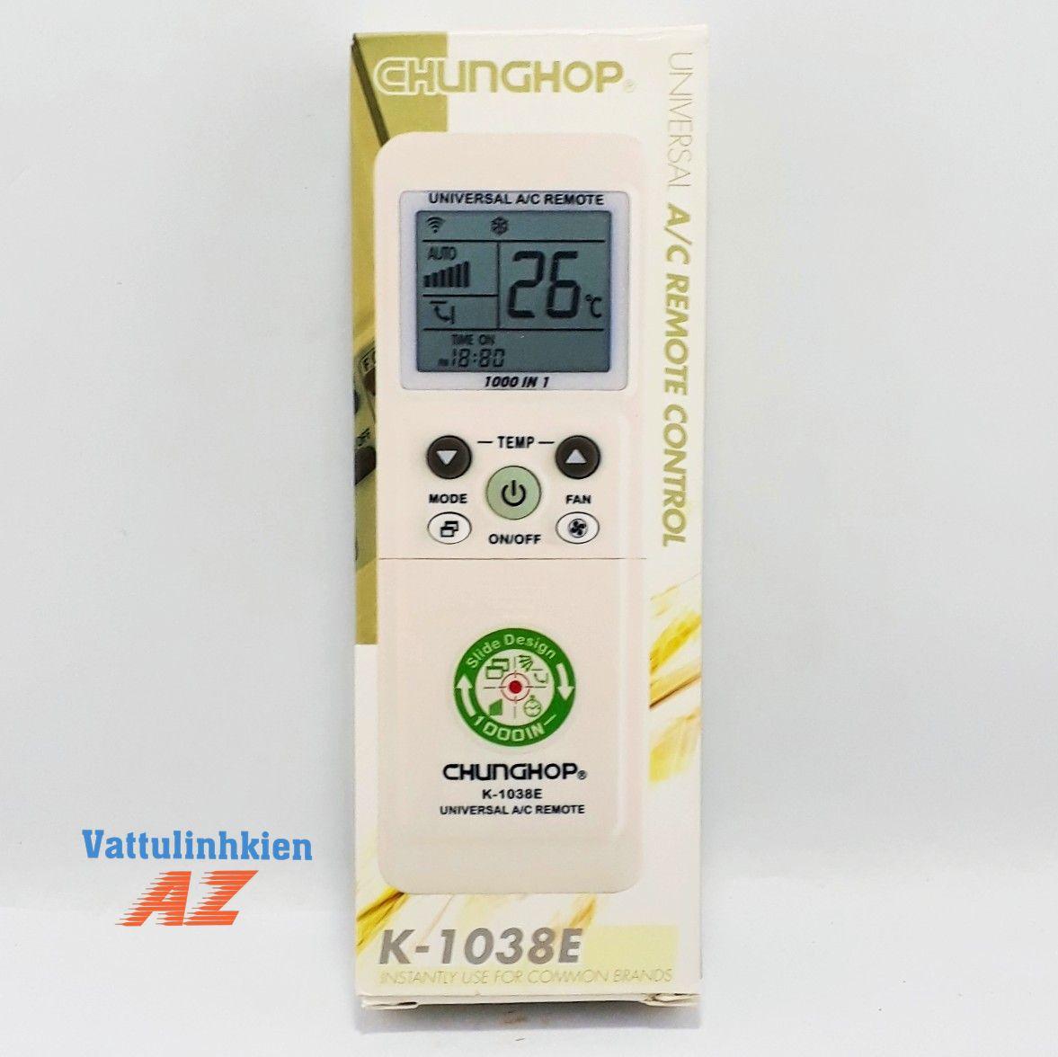 Điều khiển điều hòa đa năng CHUNGHOP K-1038E