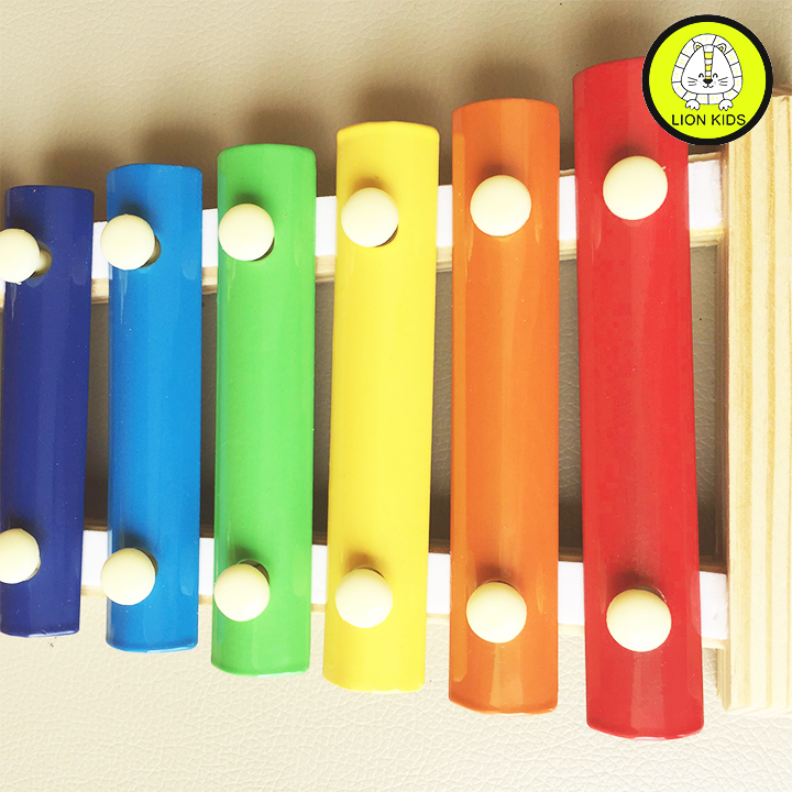 Đồ Chơi Gỗ Đàn Xylophone 8 Thanh Cho Bé