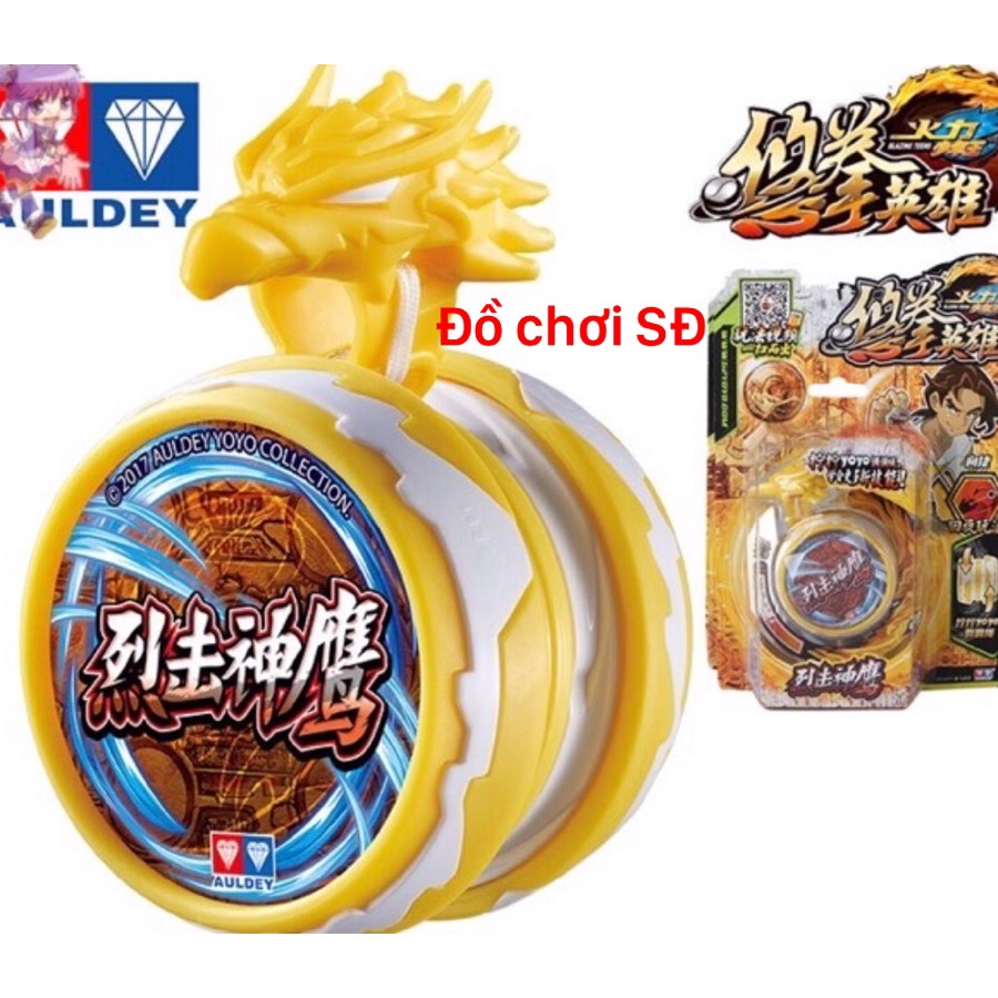 Yoyo kwon Do 677115 màu vàng - yoyo tự thu dây - Đồ chơi yoyo chính hảng auldey LINH THÚ QUYẾT ĐẤU