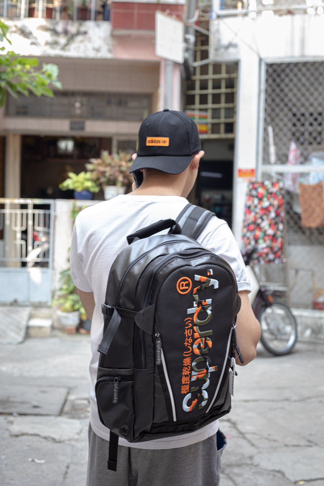 [HCM][ Tặng Kèm Vớ ] Balo Superdry Tarp Backpack 2021 – Chữ Thêu