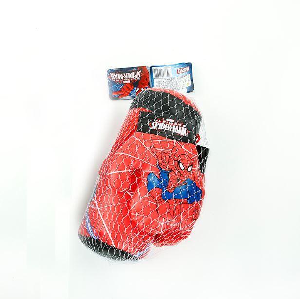 bộ túi đấm boxing chất liệu da siêu mềm an toàn cho bé khi chơi + tặng 2 bao tay boxing người nhện spiderman (size trung) 3