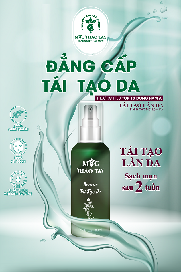 Mộc thảo tây hết mụn sáng da 100ml sạch mụn nám tàn nhang cao cấp mới