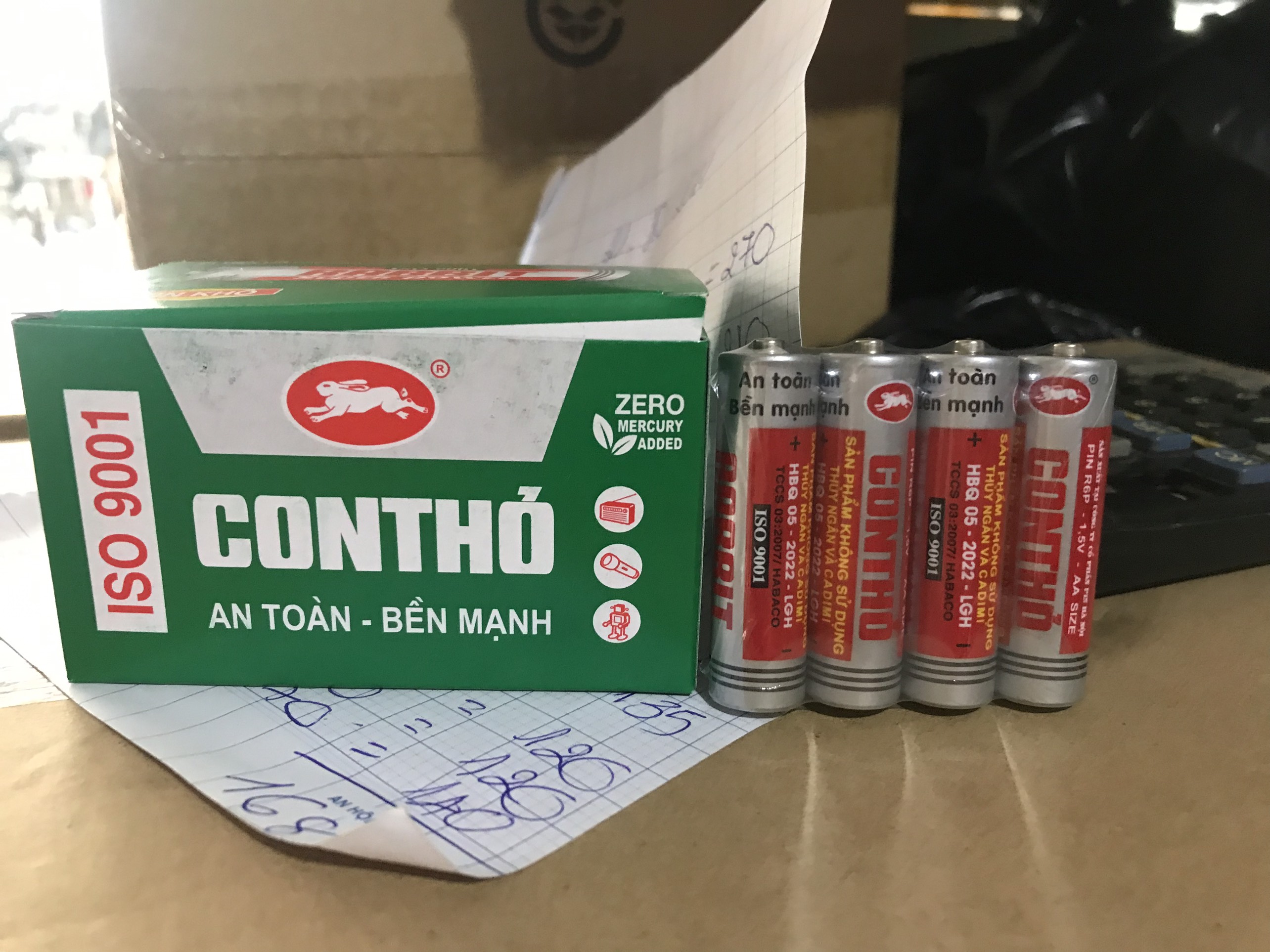 Hộp 24 viên pin 2a con thỏ