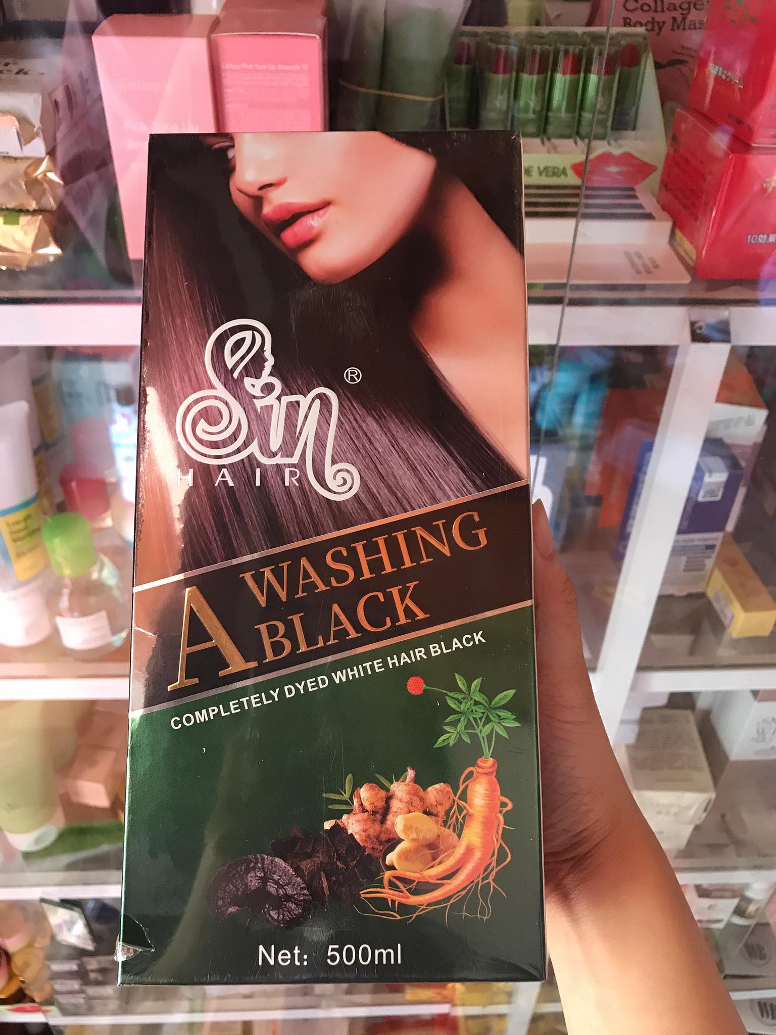 Dầu gội đen tóc nhân sâm sin hair