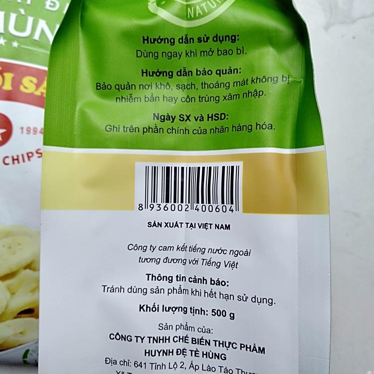 1kg Chuối sấy Huynh Đệ Tề Hùng (2 gói 500g )