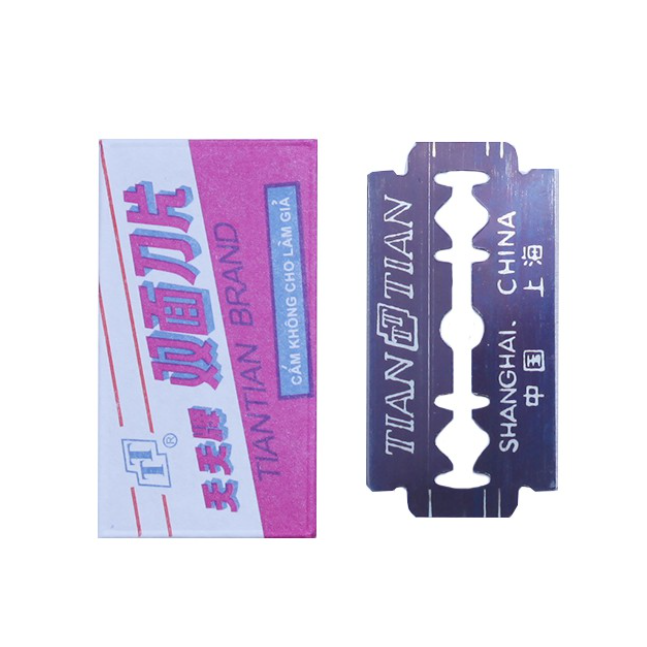Lẻ 10 Hộp Lưỡi Lam Đen TT (Hộp Nhỏ 10 Lưỡi)