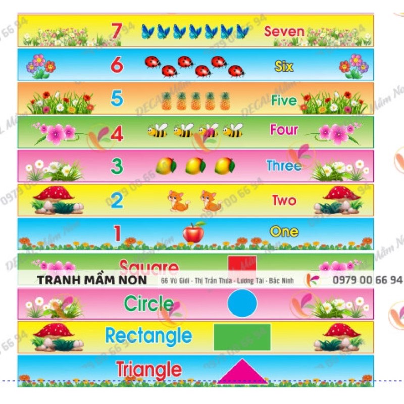 Decal trang trí - TRANG TRÍ BẬC CẦU THANG (giá 1 bậc)