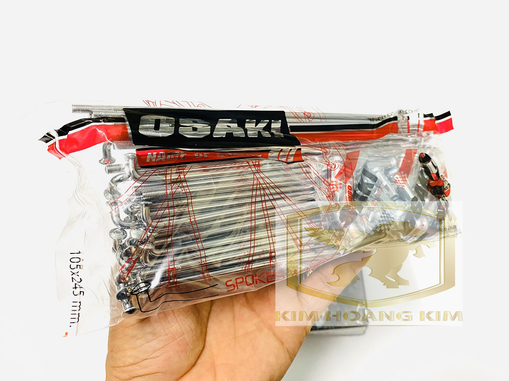 Bộ Căm Osaki mạ Crom gắn xe máy Size 17