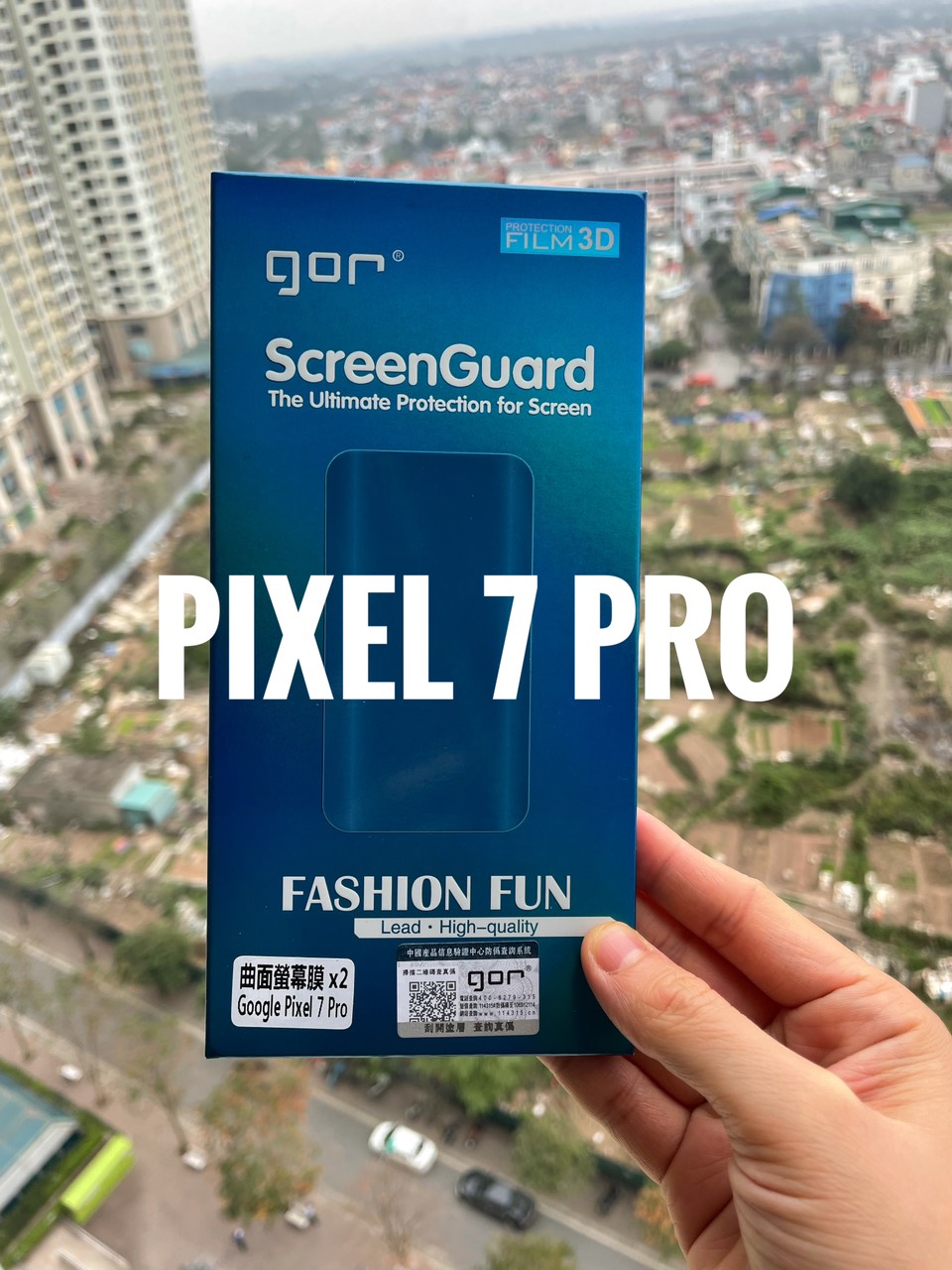 Bộ 2 Miếng dán dẻo 3D Gor cho Google Pixel 7 Pro - hiệu  Gor ( hộp 2 miếng trước)