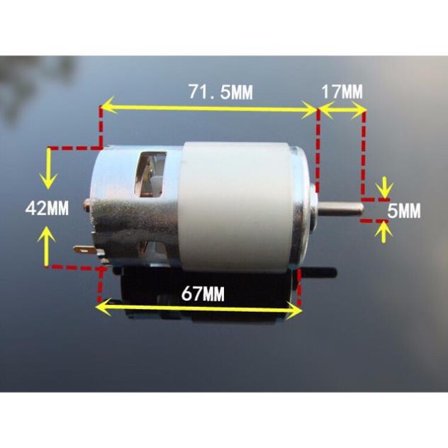 Motor 775, 795 áp 12-24v DC