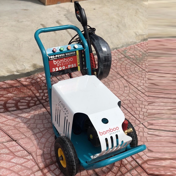Máy Rửa Xe Cao Áp 3.5kw Bamboo 3300PSI (Piston Sứ)