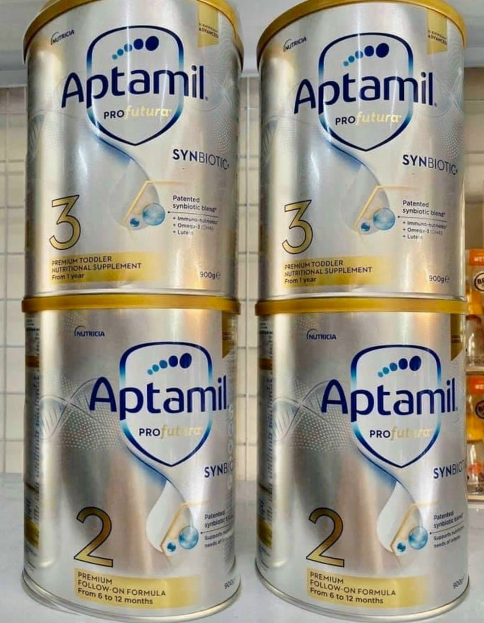 Sữa Aptamil Profutura 900g đủ số 1 2 3 (Mẫu mới)