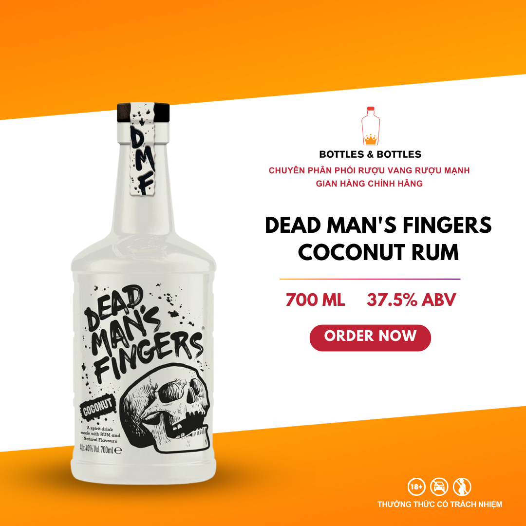 [Genuine] Dead Man's Fingers Coconut Rum - 700ml - 37.5%