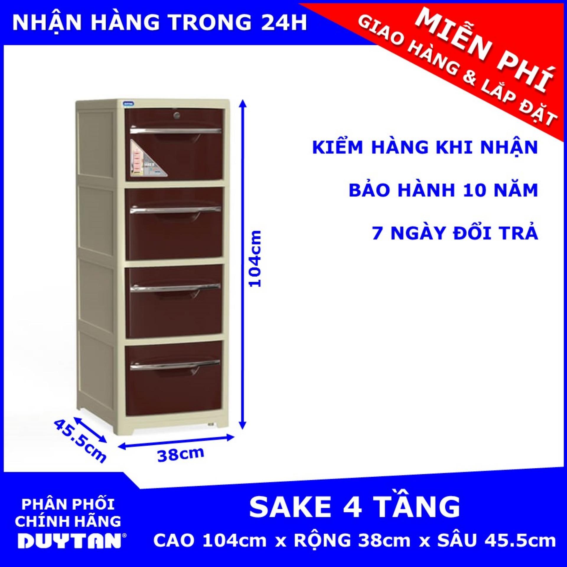 [CÓ SẴN] - [GIAO SIÊU TỐC] - [ĐÃ LẮP RÁP HOÀN THIỆN] Tủ nhựa Duy Tân SA KE 4 tầng