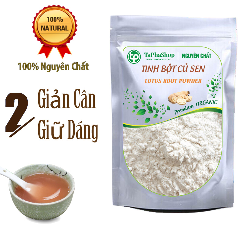 Tinh bột củ sen nguyên chất 100g Tấn Phát ( Cao Cấp )