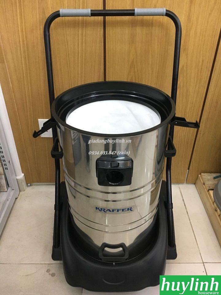 [HCM][Trả góp 0%]Máy hút bụi công nghiệp Kraffer KF280 - 90 lít