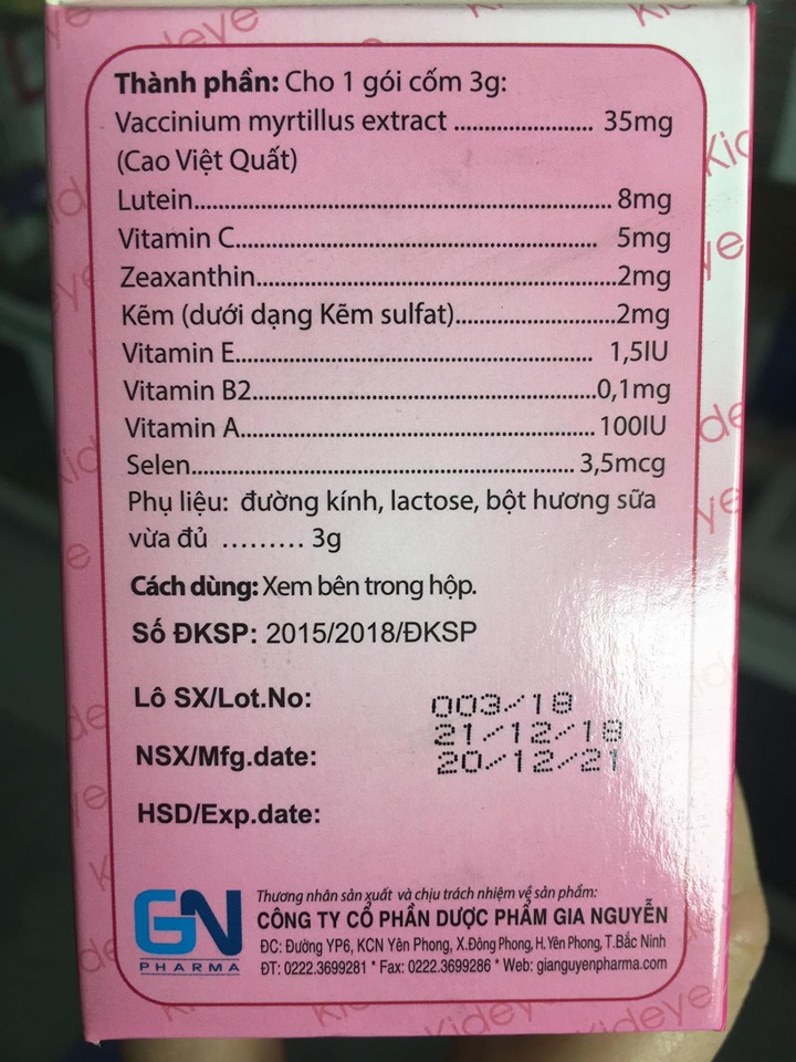 CỐM BỔ MẮT KID EYE