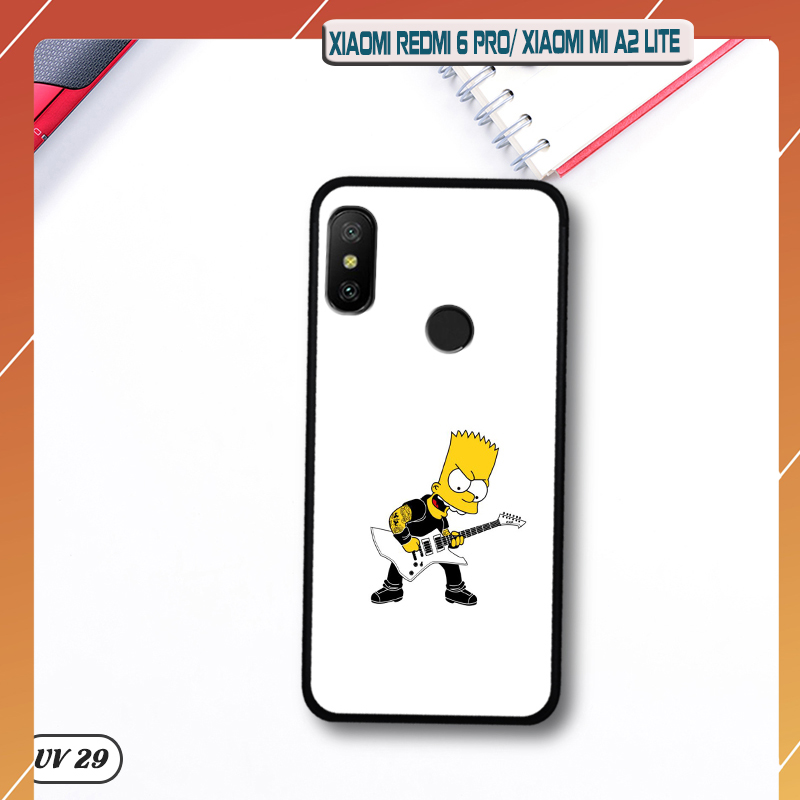 Ốp Xiaomi Mi A2 LITE lưng nhám -ngộ nghĩnh
