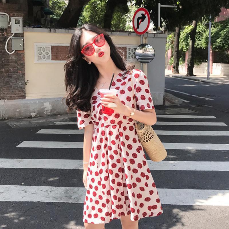 [HCM]ĐẦM XÒE CÔNG CHÚA HỌA TIẾT CHẤM BI ĐÁNG YÊU GT