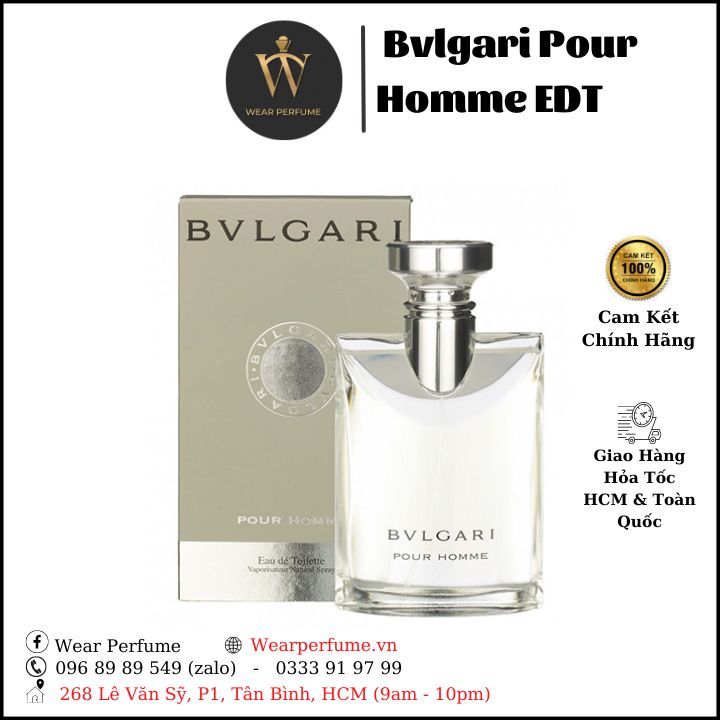 Nước Hoa Nam Bvlgari Pour Homme Eau De Toilette
