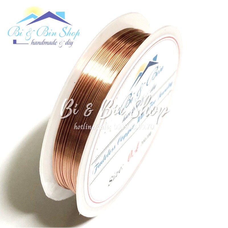 [HCM]Dây Kẽm Cao Cấp Bền Màu Không Gỉ Làm Trang Sức Handmade Phụ Kiện Trâm Cài Tóc