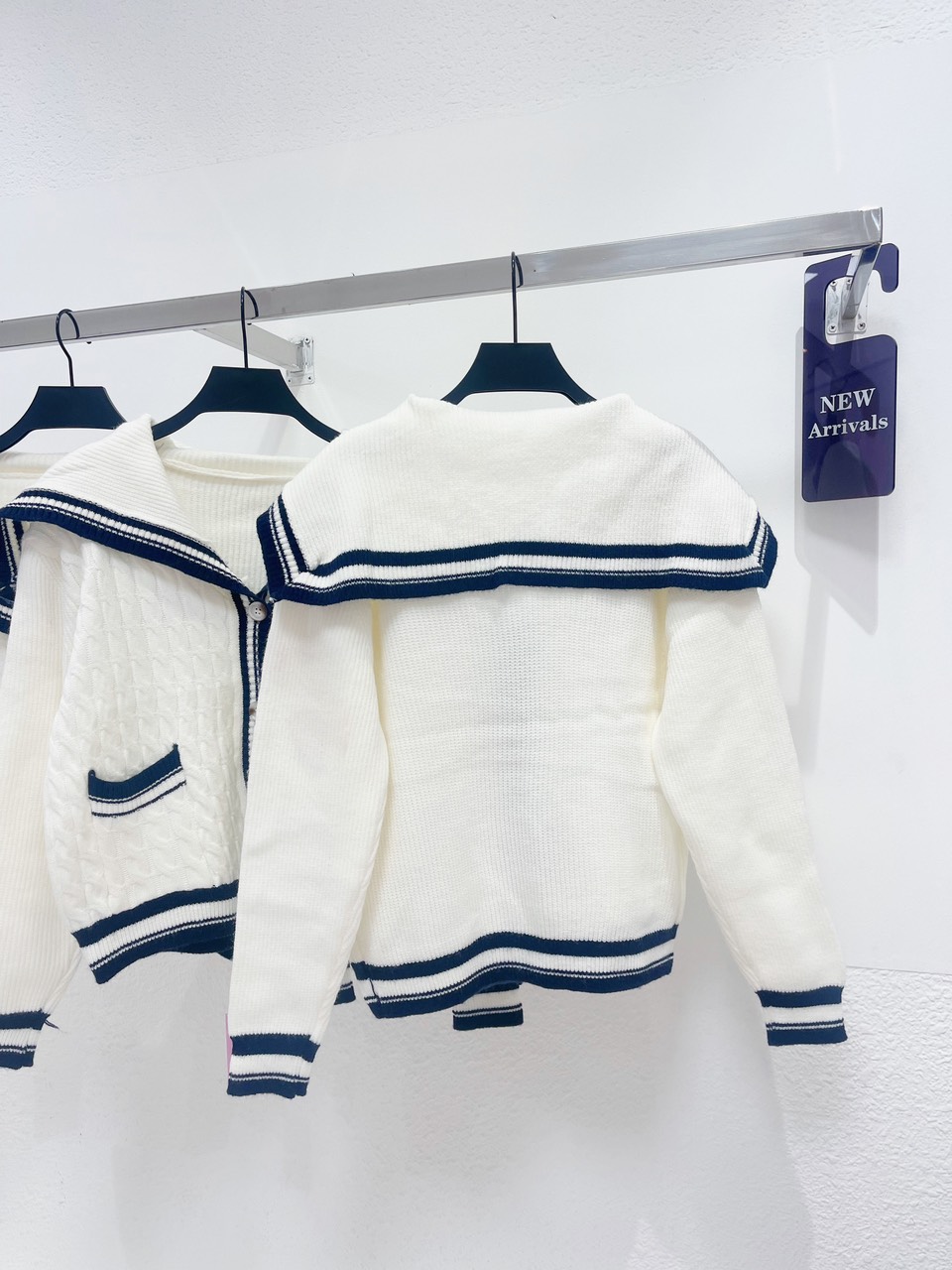 AfterBefore | Áo Cardigan cổ thuỷ thủ nhiều màu