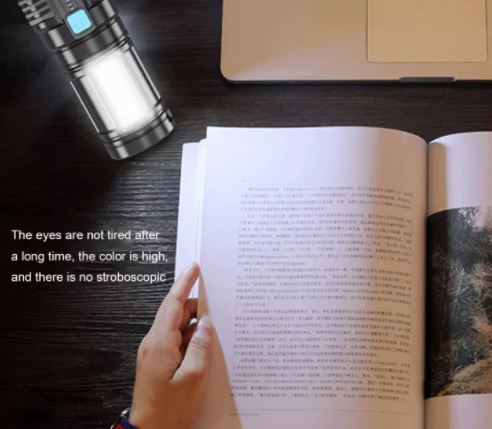 Đèn Pin Siêu Sáng, Đèn Pin Mini Cod Led 4 Chế Độ Sáng Led