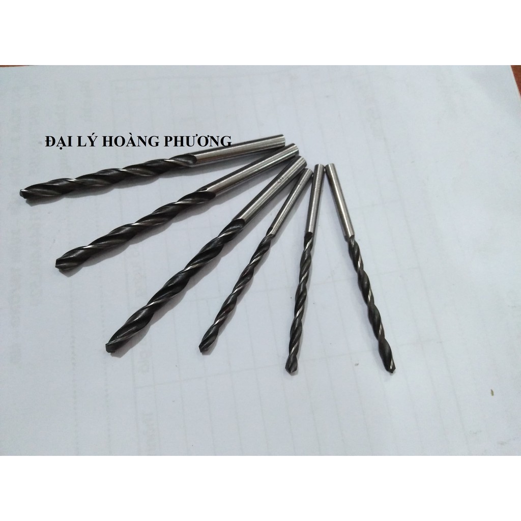 Mũi Khoan Sắt Đen Trắng ( Từ 2-7Mm)