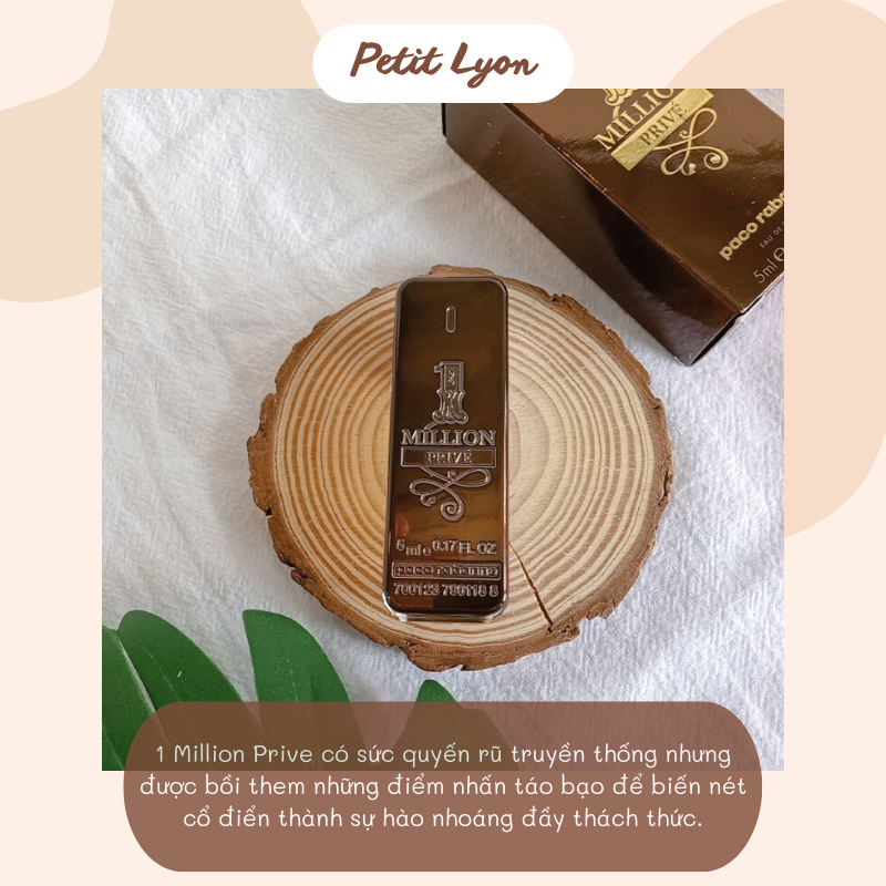 Nước hoa nam One Million Prive mini 5ml