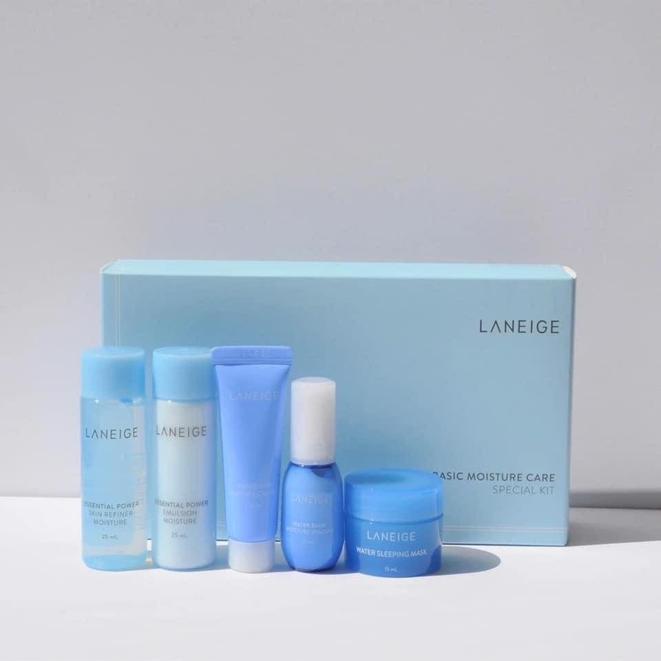 [Lấy mã giảm thêm 30%]Set 5 MóN DưỠNg ẨM Laneige Basic Moisture Care Speical Kit