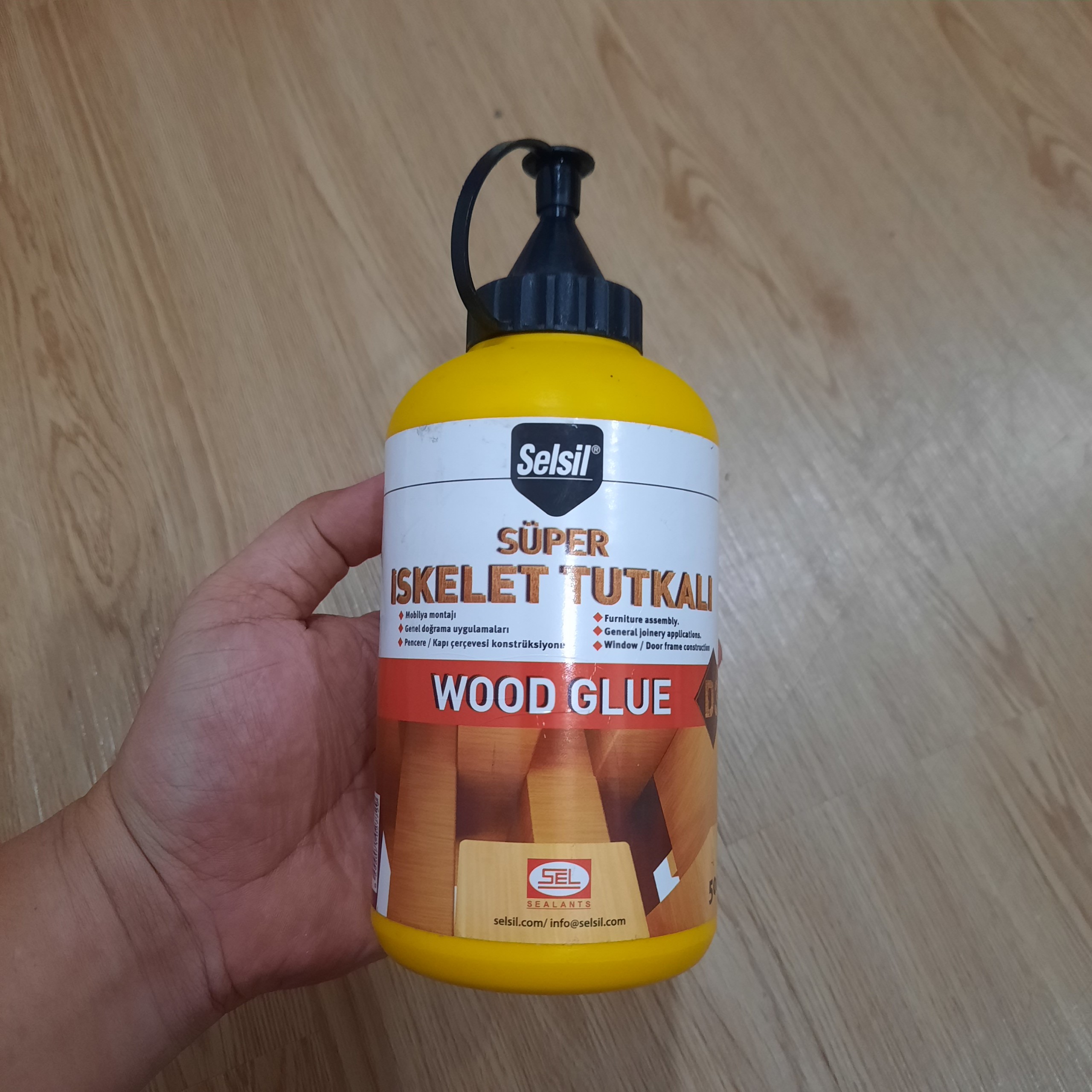 [HCM]Keo sữa dán gỗ Wood Glue Selsil 500g