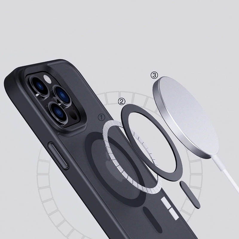 [ỐP LƯNG MAGSAFE CHỐNG BÁM VÂN TAY] iPhone 15 Pro/ 15 Pro Max/ 14 Pro/ 14 Pro Max hiệu Likgus