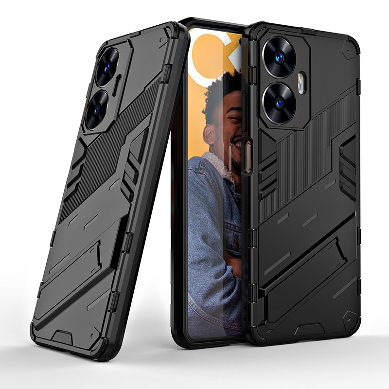 Ốp lưng Oppo Realme C55 Iron Man Ver 2 chống sốc giá đỡ mặt lưng phim xem cao cấp