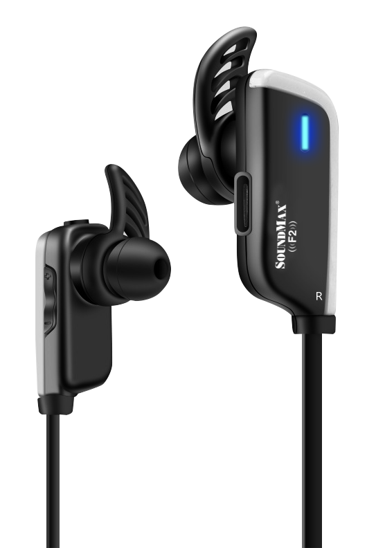 Tai nghe bluetooth headset soundmax F2 (Đen)