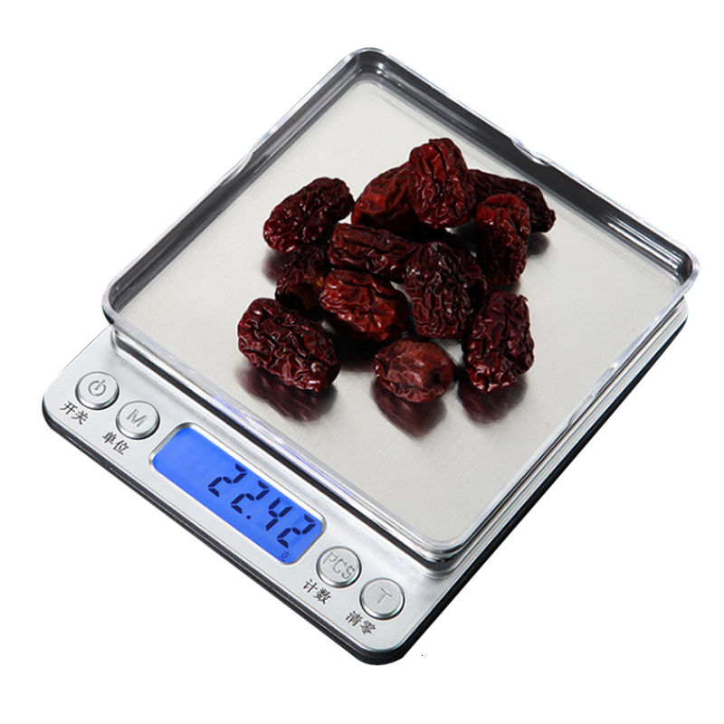 Kỹ Thuật Số cầm tay Đính Hạt Cân Nhà Bếp Gia Đình Cân Thực Phẩm 0.1g 0.01g Độ Chính Xác Cân Điện Tử Nền Tảng Quy Mô Mà Không Cần Pin Bán giỏi nhất