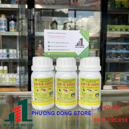 Combo 5 chai thuốc diệt muỗi ruồi côn trùng Viper 50EC (Chai 100ml)