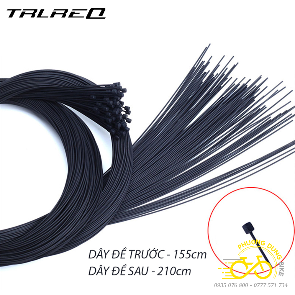 Ruột dây đề dây phanh xe đạp lõi Teflon không rỉ TRLREQ
