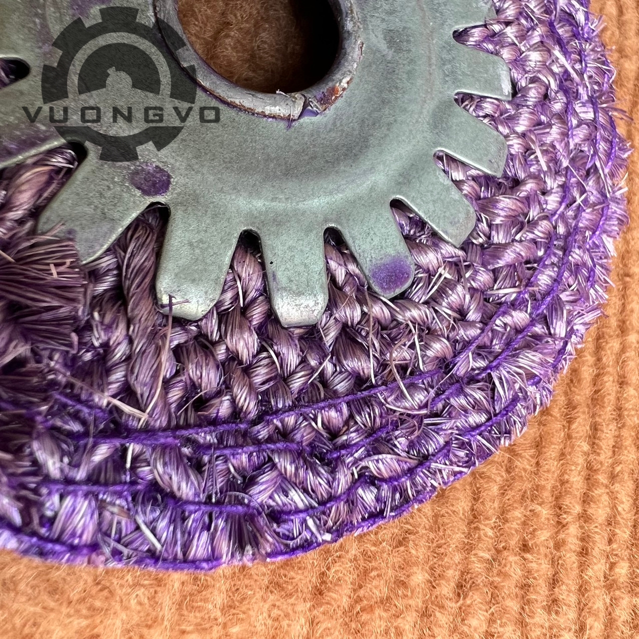 Colored stainless steel polished coir 100x16mm