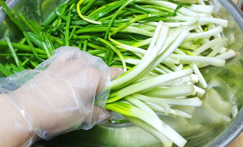 KIMCHI HÀNH LÁ HÀN QUỐC 800G