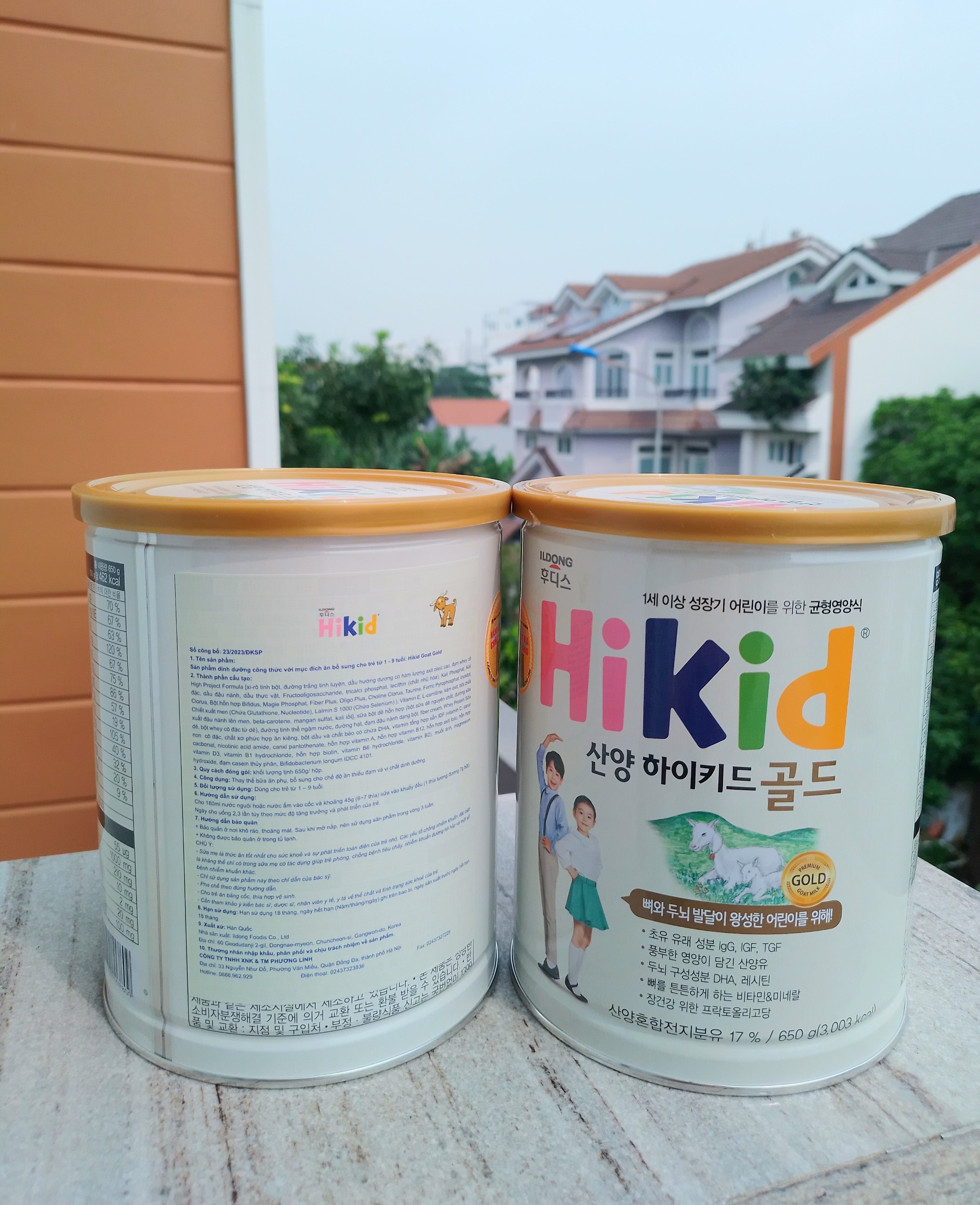 (Giảm giá 1 tuần) Sữa dê núi Hikid Gold 650g