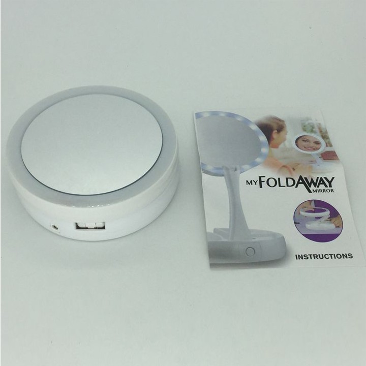 Gương Trang Điểm 2 Cửa Có Đèn Led