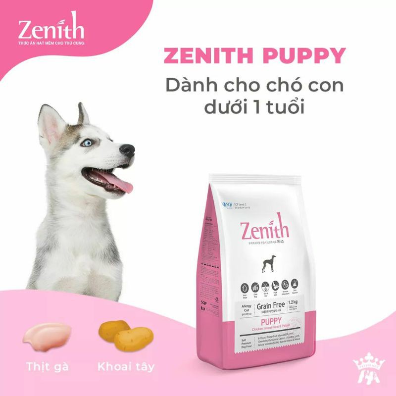 Hạt mềm Zenith - Thức ăn cho chó túi 3kg